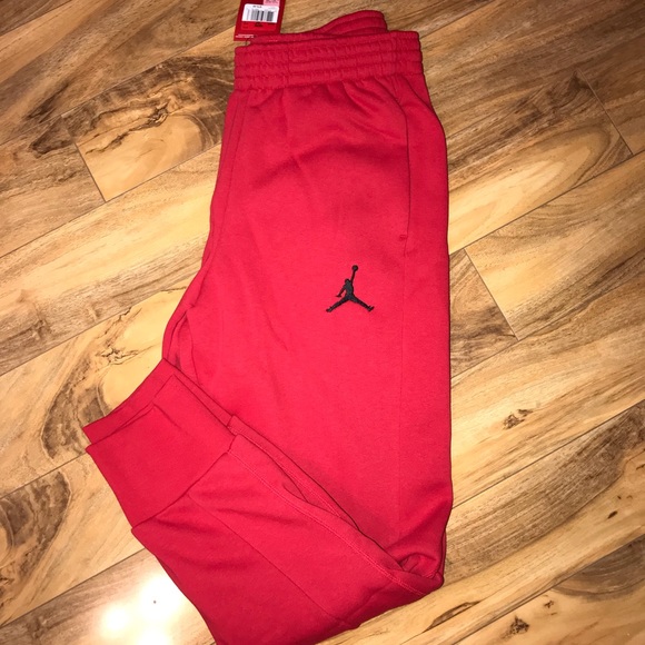 Red Jordan Sweatpants - Picture 2 of 2